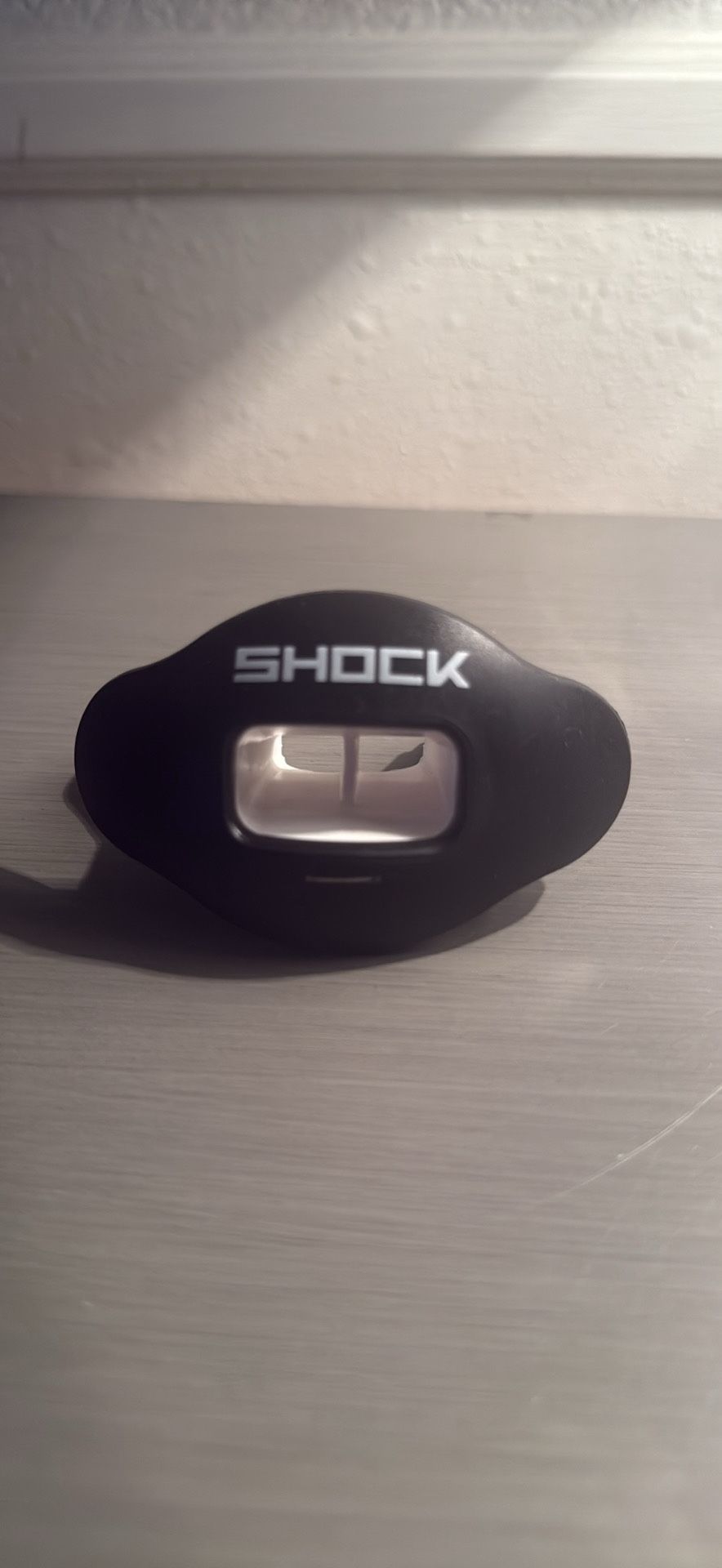 Youth Shock Mouth Guard Black And White