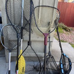 Fishing Nets All Kinds 6 Total Selling Each Or All Together