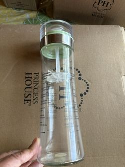 Princess House Mezclador De Aderezo Botella De Cristal Nuevo 