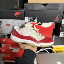 Jordan Cherry 11 Lows size 10.5 USED But Clean 
