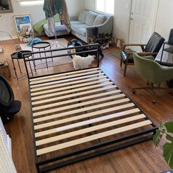 Industrial Queen Size Bed Frame