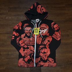 Asaali X Awful Lot Of Cough Syrup Hoodie Zip Size Medium