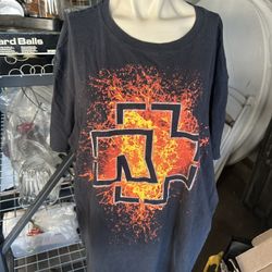 Rammstein shirt size xl as is condition band tee