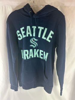 Seattle Kraken Fanatics Navy Pullover Hoodie – Men’s Small – NHL