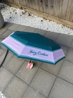 Juicy Couture Green & Pink Umbrella: BRAND NEW