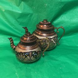 Original Copper Turkish Tea Pot Kettle
