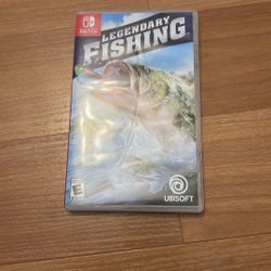 Legendary Fishing, Nintendo Switch Game With Fishing Rod Cash Only!