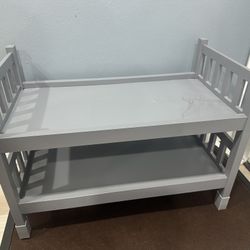 American Doll Grey Bunk Bed 