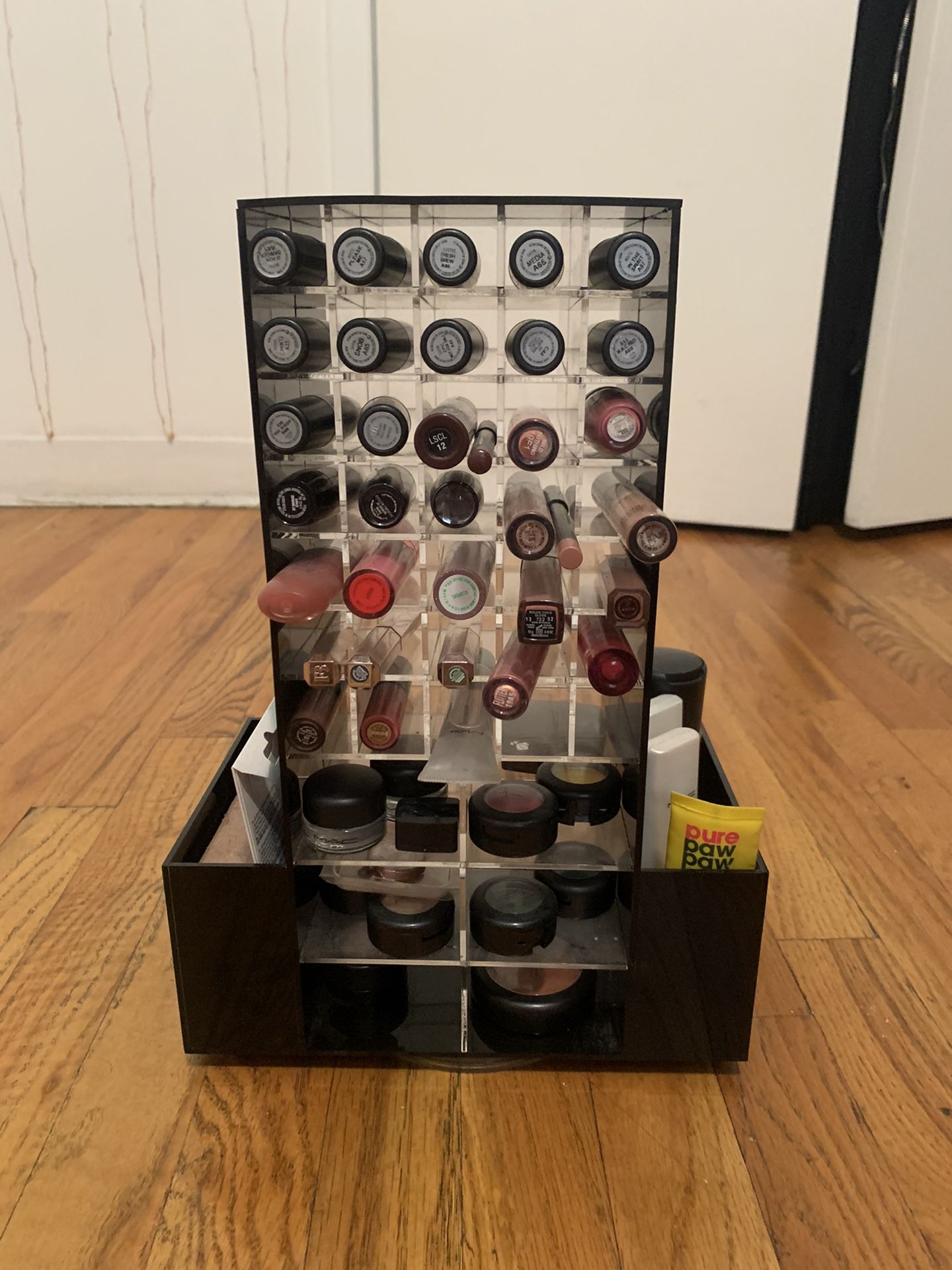 Rotating Makeup Storage