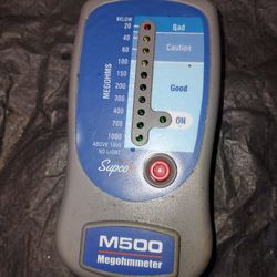 Supco M500 Megohmmeter