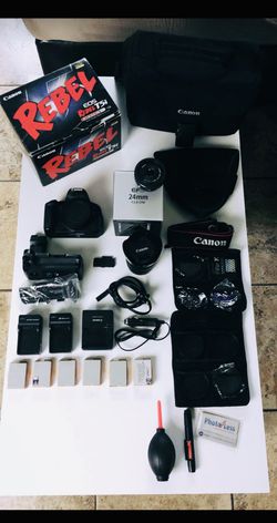 Canon t5i starter kit w/kit lens and 24mm