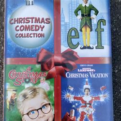 Christmas Comedy Collection. 3 Disc DVD Set. Elf. A Christmas Story. National Lampoons Christmas Vacation