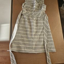 Vera Wang Strip Dress (Size 4)