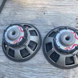 Pair Of Speakers Kickers 4oms Doble Coil 12inchs