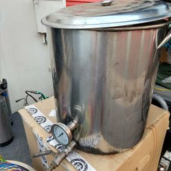 25 Gallon Mash Tun brew Kettle with screen