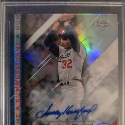 2020 TOPPS CHROME Sandy Koufax #NGC20 Autograph Signed Auto 10 Card 9 PSA Certified