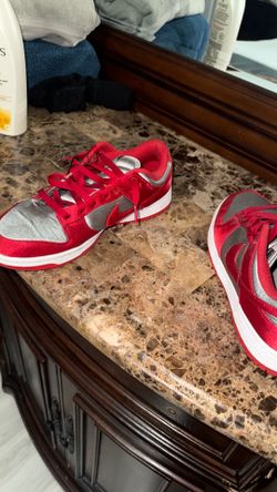 NIKE DUNK LOWS UNLV SATIN- USED OPEN TO NEGOTIATIONG