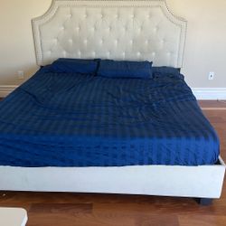 California King Bed With Memory Foam Mattress