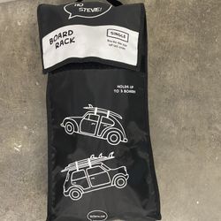 Ho Stevie! Surf Board Car Roof Rack Padded