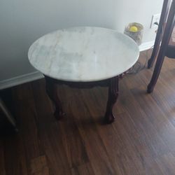 2 Marbel End Tables Great Condition