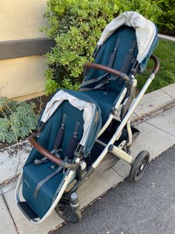 UPPAbaby Vista Double Stroller System + Bassinet + MESA Car Seat