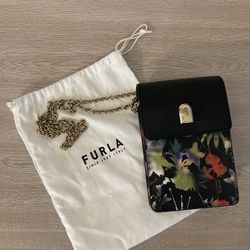 Furla leather shoulder bag handbag purse