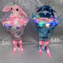 VALENTINE'S STITCH AND ANGEL SMALL BOUQUET