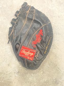 Left-Handed Rawlings Heart of the Hide Baseball First Base Mitt