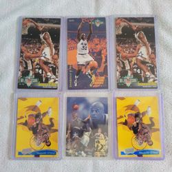 Shaquille O'neal 6 Card Lot (Numbered, Jam Session & Dupes)