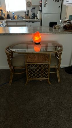 Wicker Bistro Table