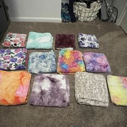 Minky Car seat Blanket Lot 