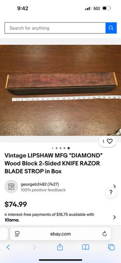 Salt Water stuff trade for Cadaver Knife Vintage