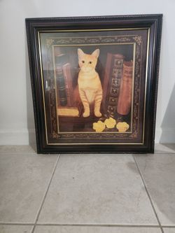 Library Cat print by Bombay Company