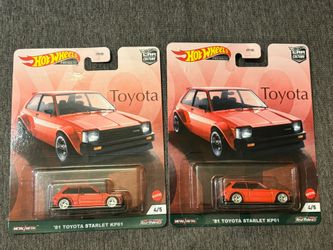Hot Wheels Premium Toyota Starlet 