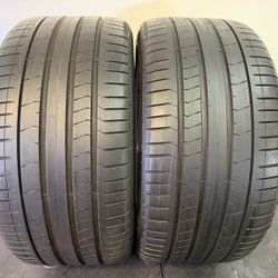 V704  315 35 21 111Y  Pirelli  Pzero  2 used tires  70% life 