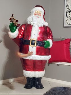 Santa And Reindeer