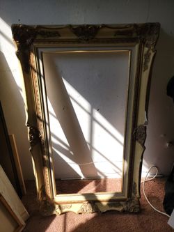 Vintage Gesso Frame30"x15"