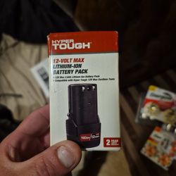 Hyper Tough 12V Lithium Ion Battery 
