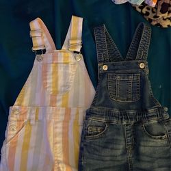 2 Pairs Of Overalls