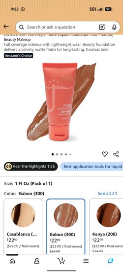 Juvia's Place I Am Magic Matte Foundation – Gabon 300