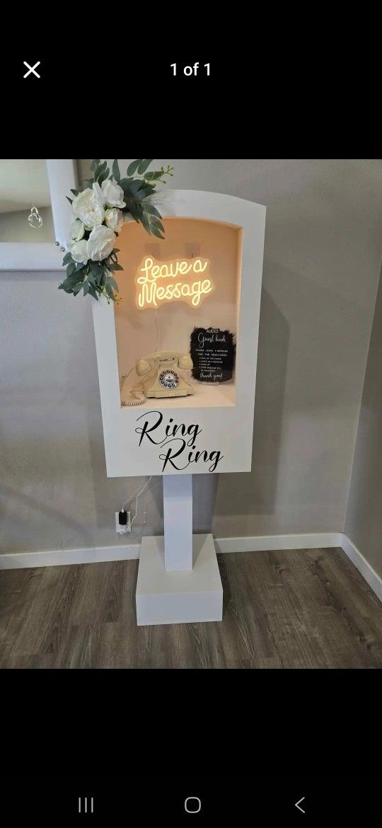 Audio Guestbook Phone And Booth