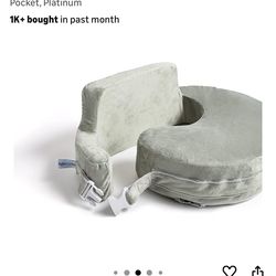 My Brest Friend Super Deluxe Baby Nursing Pillow (Platinum) – Like New