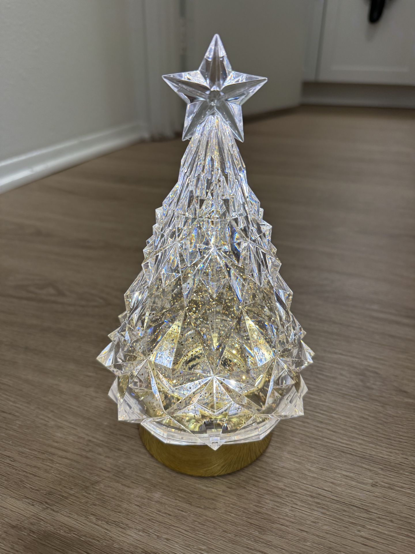 Kurt Adler Light Up Glitter Christmas Tree 