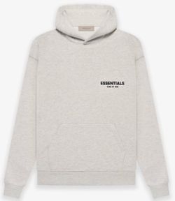 Essentials Hoodie  Light Oat Size XL