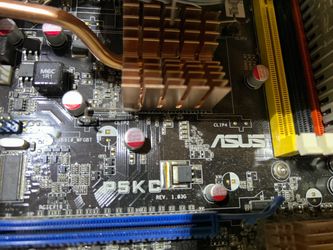 Intel Core2 Quad core Q9650 CPU with Asus P5KC LGA775 motherboard 4gb Patriot memory