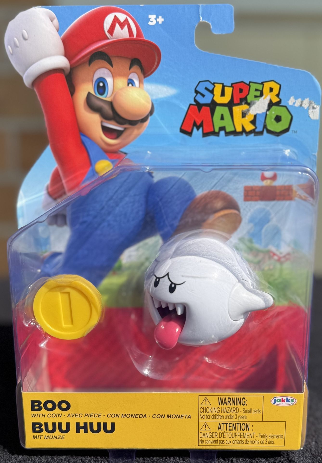 NEW Super Mario BOO & Coin 4โ Figure