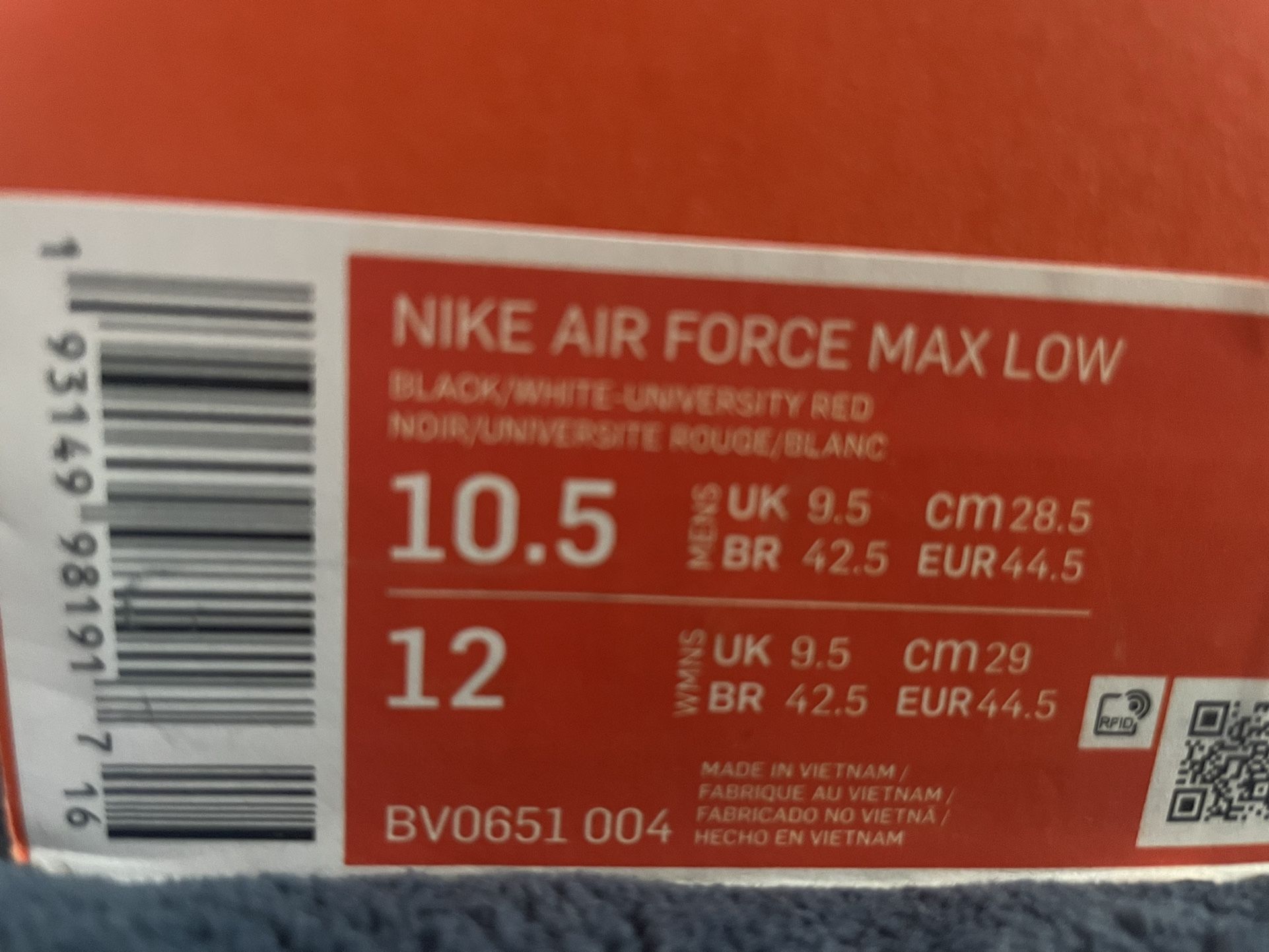 Nike Air Force Max Low 