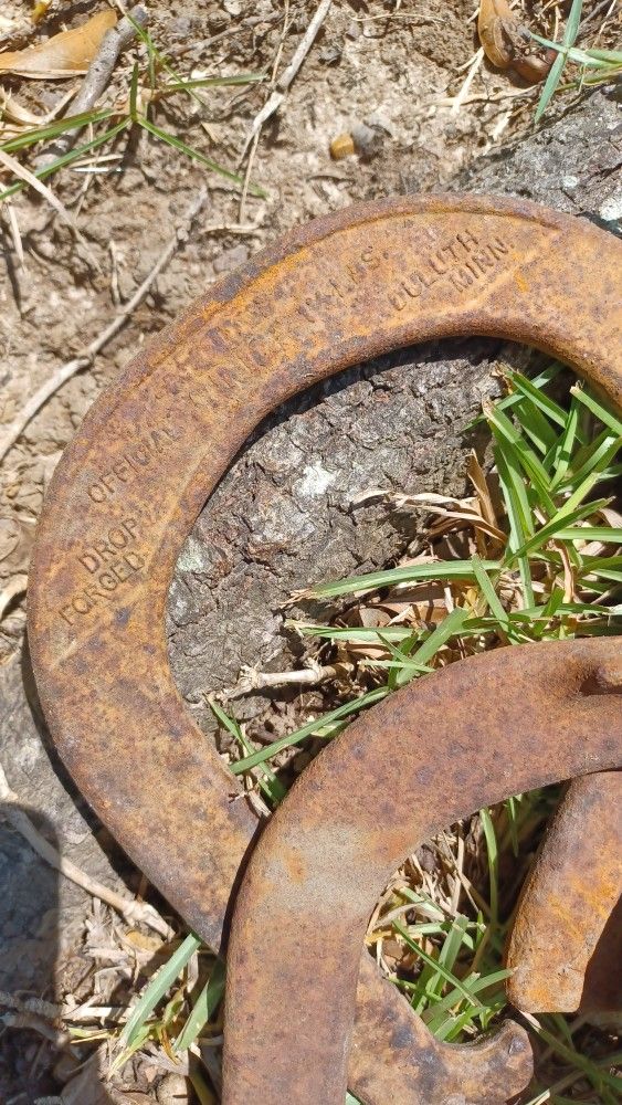 Horse Shoes, Vintage, Old School Set of 4²