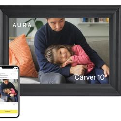 Aura Carver HD WiFi Digital Picture Frame, 10.1”
