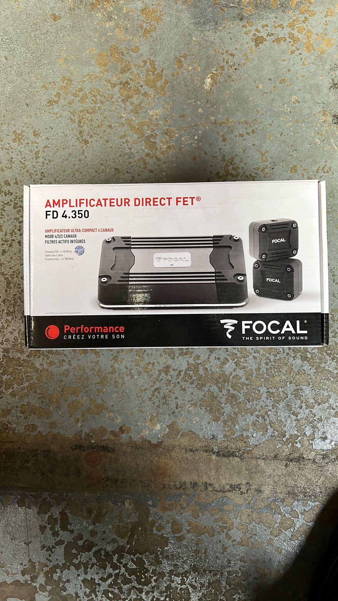 Focal amplifier FD 4.350